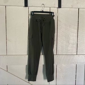 Army green joggers